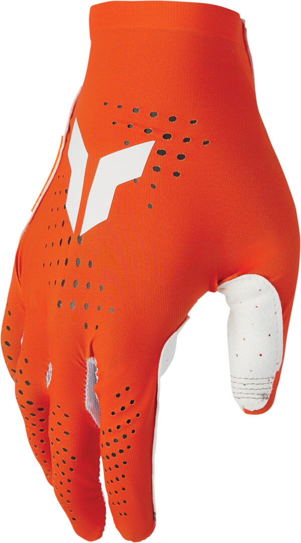 Bild von Thor Sportmode Vented perforierte Motocross Handschuhe, weiss-orange, Größe L für Männer