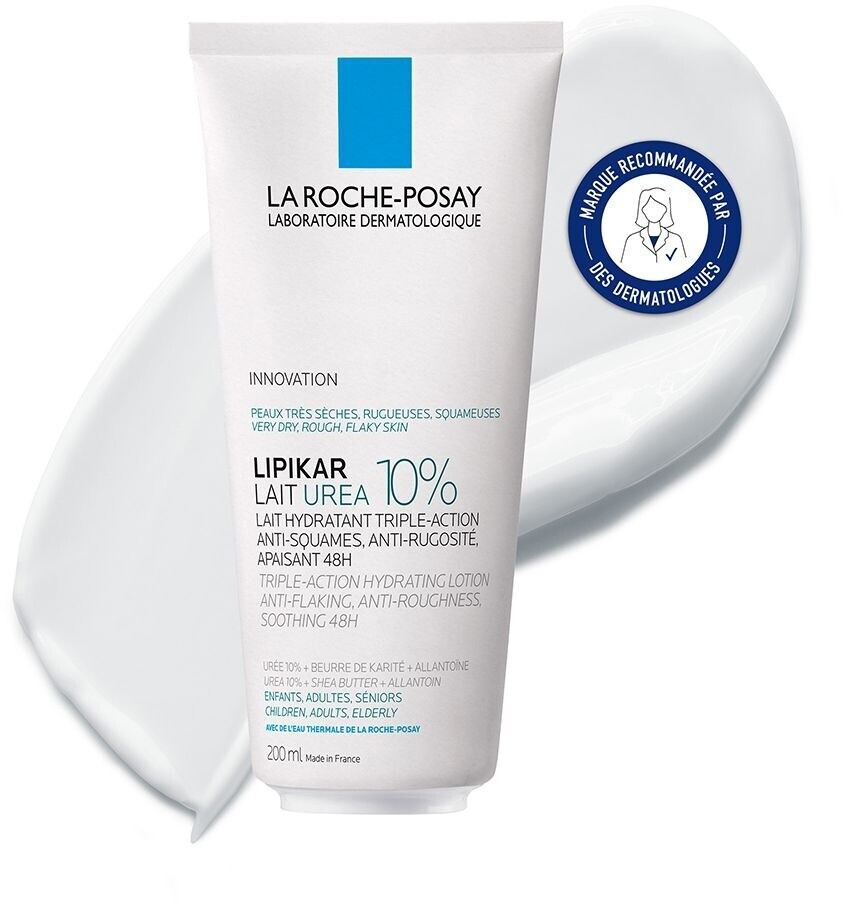 Bild von La Roche Posay Lipikar Lait Urea 10% 200 ml Milch - Bei trockener Haut