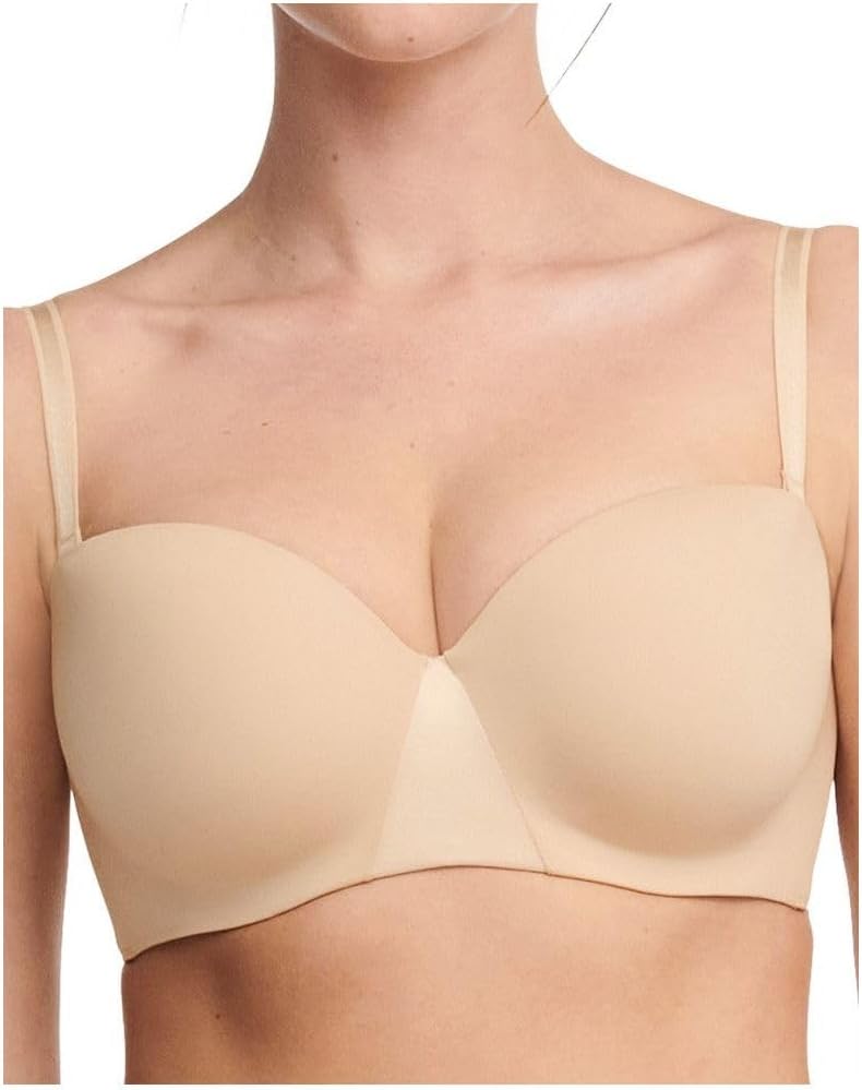 Bild von Chantelle ESSENTIALL, Bandeau T-Shirt-BH, Unnsichtbare Unterwäsche für Damen, Beige Dore, 80A