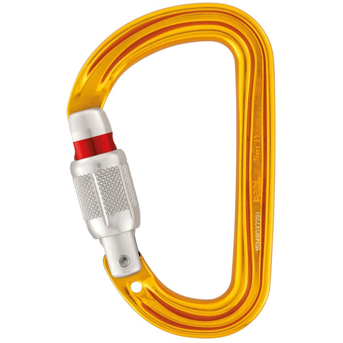 Bild von Petzl - SMD Screw-Lock - Schraubkarabiner Gr With locking system - SL orange