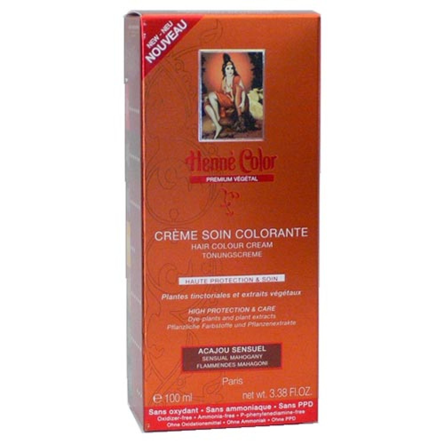 Bild von Henné Color Premium Vegetal Sensual Mahogany Tönungscreme