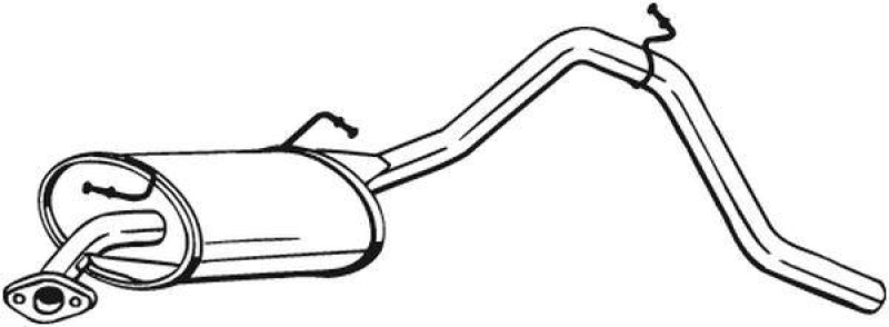 Bild von BOSAL Endschalldämpfer 219-553