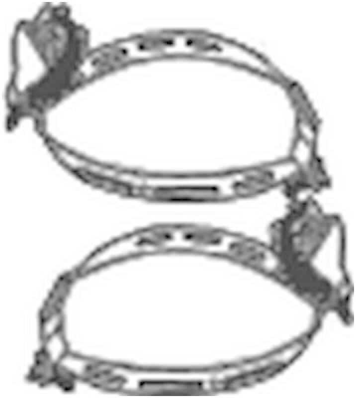 Bild von BOSAL Halter, Abgasanlage Universal  für BMW 18211178126 18201178132 18201707925 254-980
