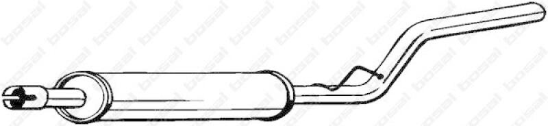 Bild von BOSAL 280-169 Mittelschalldämpfer MSD VOLKSWAGEN: Caddy 3