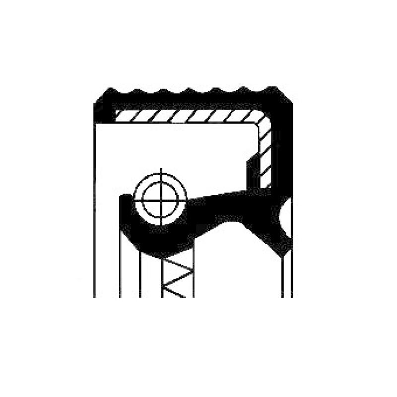 Bild von CORTECO 01026707B Nockenwellendichtung Nockenwellendichtring, Wellendichtring, Nockenwelle Antriebsachse