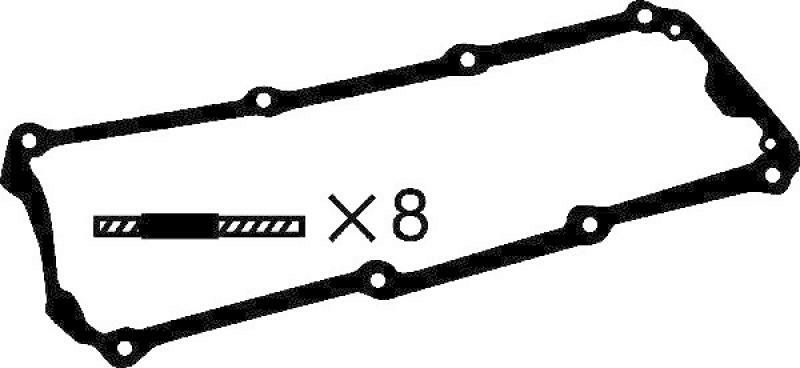 Bild von CORTECO Dichtungssatz, Zylinderkopfhaube Gummi 026136P  VW,AUDI,SEAT,Transporter IV Bus (70B, 70C, 7DB, 7DK, 70J, 70K, 7DC, 7DJ)
