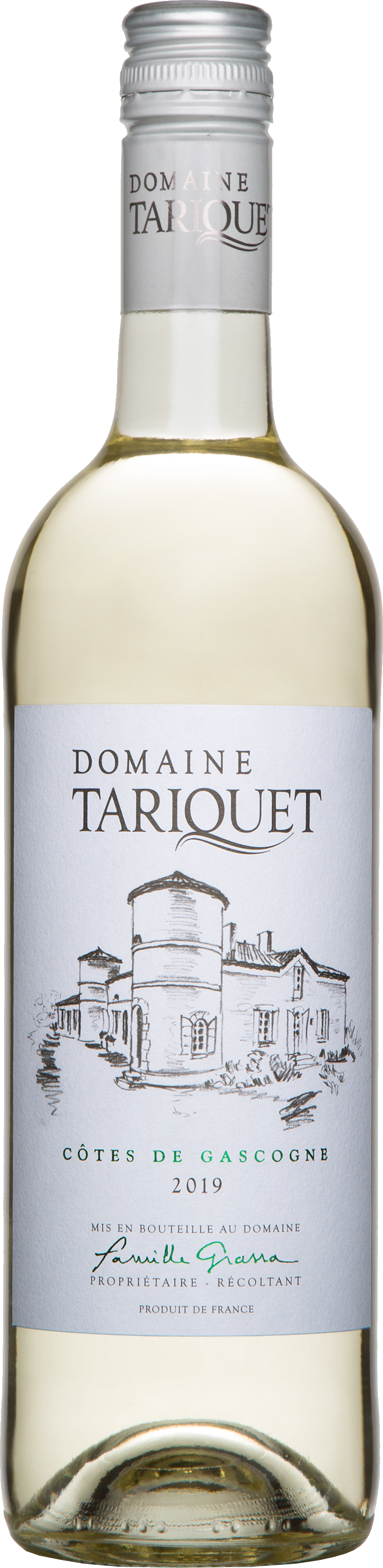 Bild von Weißwein Vin de Pays de Côtes de Gascogne von Domaine Tariquet, 6 Flaschen Sparpaket mit je 0,75l