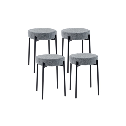 Bild von KOMFOTTEU Barhocker (4er Set), Küchenhocker Stapelbar, 50 cm