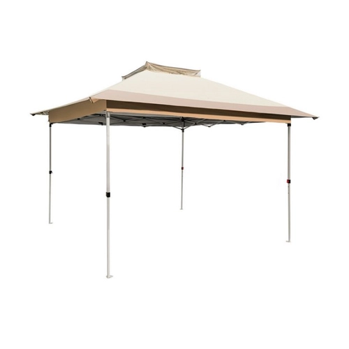Bild von COSTWAY Faltpavillon 3,6x3,6m, höhenverstellbar – Der ideale Begleiter für Ihre Outdoor-Aktivitäten