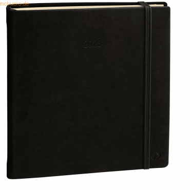 Bild von Quo Vadis Buchkalender Buchkalender Executif Prestige 16x16cm Silk schwarz 2025