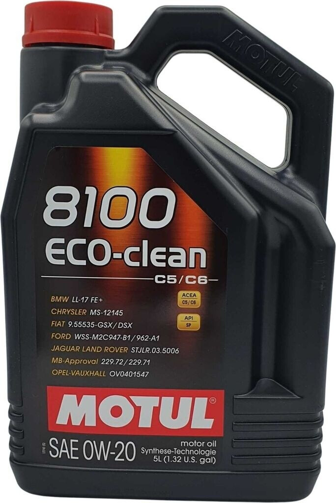 Bild von Motul ECO-CLEAN 0W-20 5l Motoröl 108862 ALFA ROMEO: Stelvio, Giulia Saloon, OPEL: Astra K Sports Tourer, Astra K Hatchback, FIAT: Tipo Estate