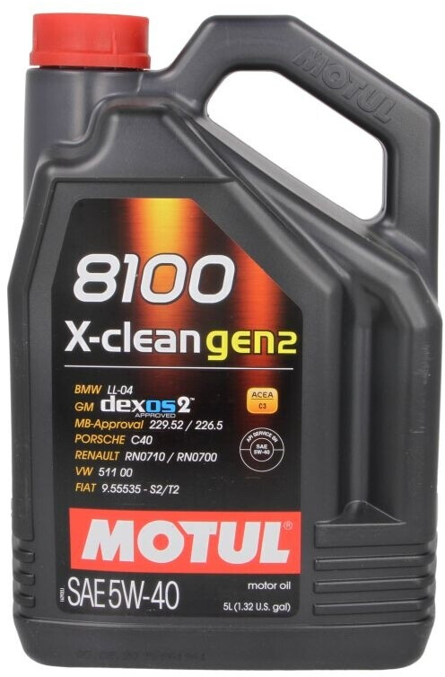 Bild von Motul X-CLEAN GEN2 5W-40 5l Motoröl 109762 BMW: 5 Touring, 5 Saloon, 3 Saloon, OPEL: Astra K Hatchback, Astra K Sports Tourer