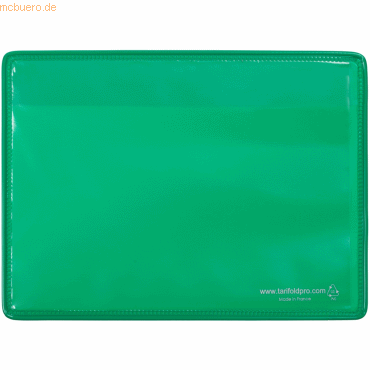 Bild von Tarifold, Informationsschild, Kennzeichnungshülle 166045 A4 quer PVC gn 10 St./Pack.