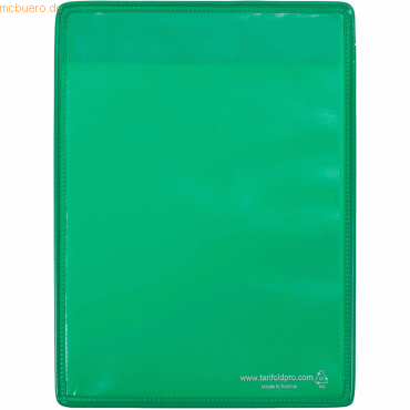 Bild von Tarifold, Informationsschild, Kennzeichnungshülle 166205 A5 hoch PVC gn 10 St./Pack.