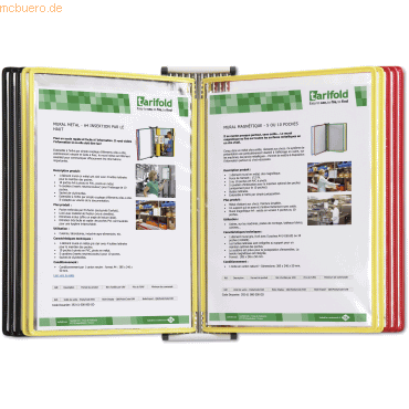 Bild von Tarifold, Informationsschild, Wand-Sichttafelelement 10 Tafeln Sortierung Belgien