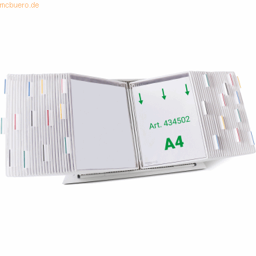 Bild von Tarifold, Informationsschild, Sichttafelsystem 434502 DIN A4 weiss mit 50 St. Sichttafeln