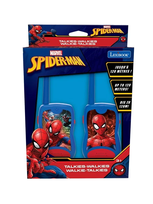 Bild von Lexibook® Walkie Talkie Spider-Man Walkie-Talkies bis zu 120 Meter Reichweite mit Gürtelclip