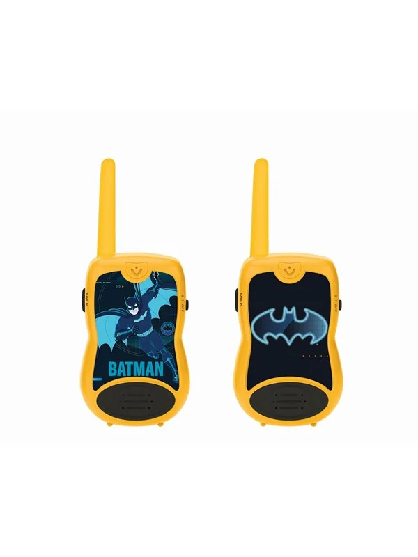 Bild von Lexibook, Batman, Talkies-Walkies 200m, Kommunikationsspiel, 2 Kommunikationskanäle, Gürtelclip, batteriebetrieben, Schwarz/Gelb, TW12BAT