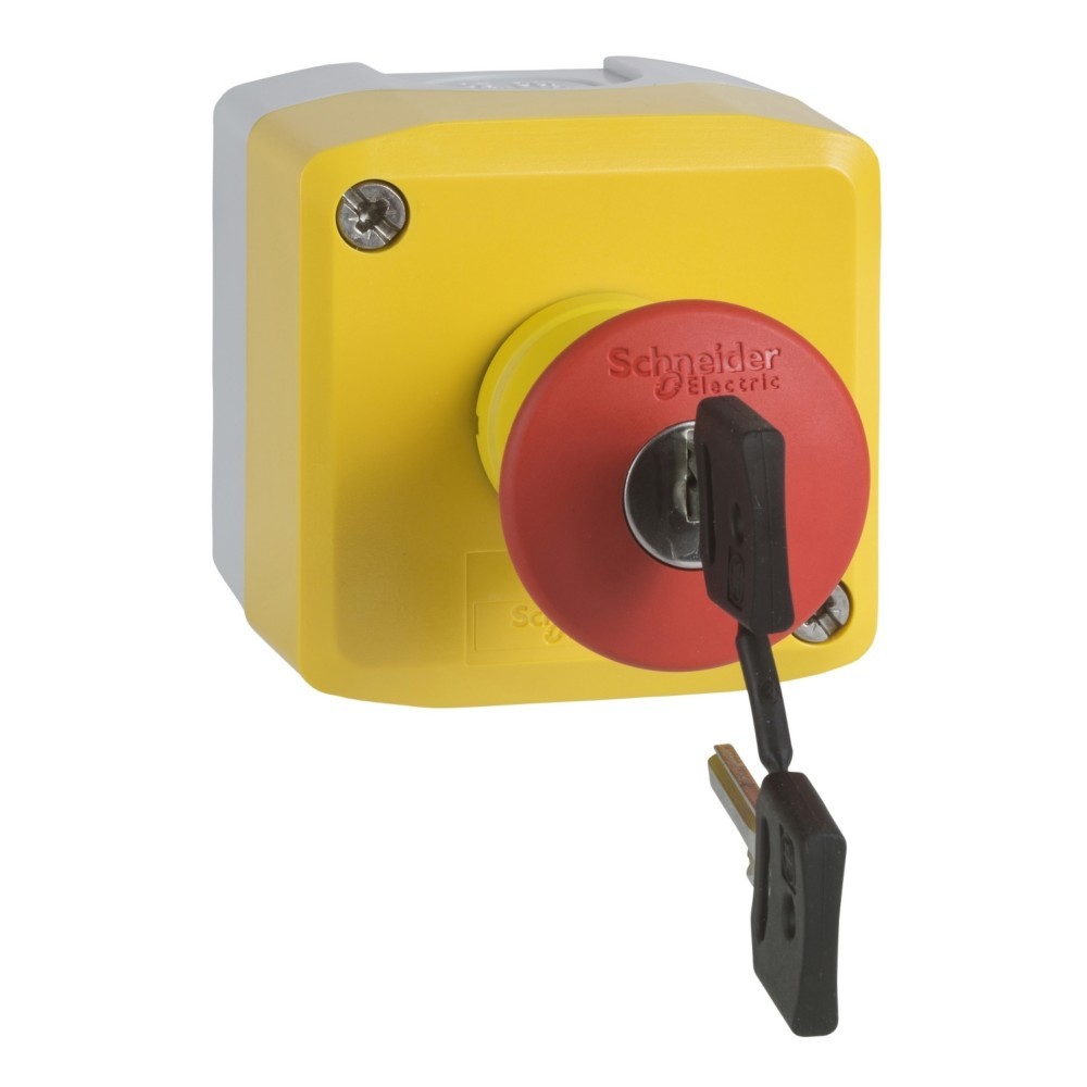 Bild von Schneider Electric Not-Halt Tasterstation, Taster + Schalter, Rot