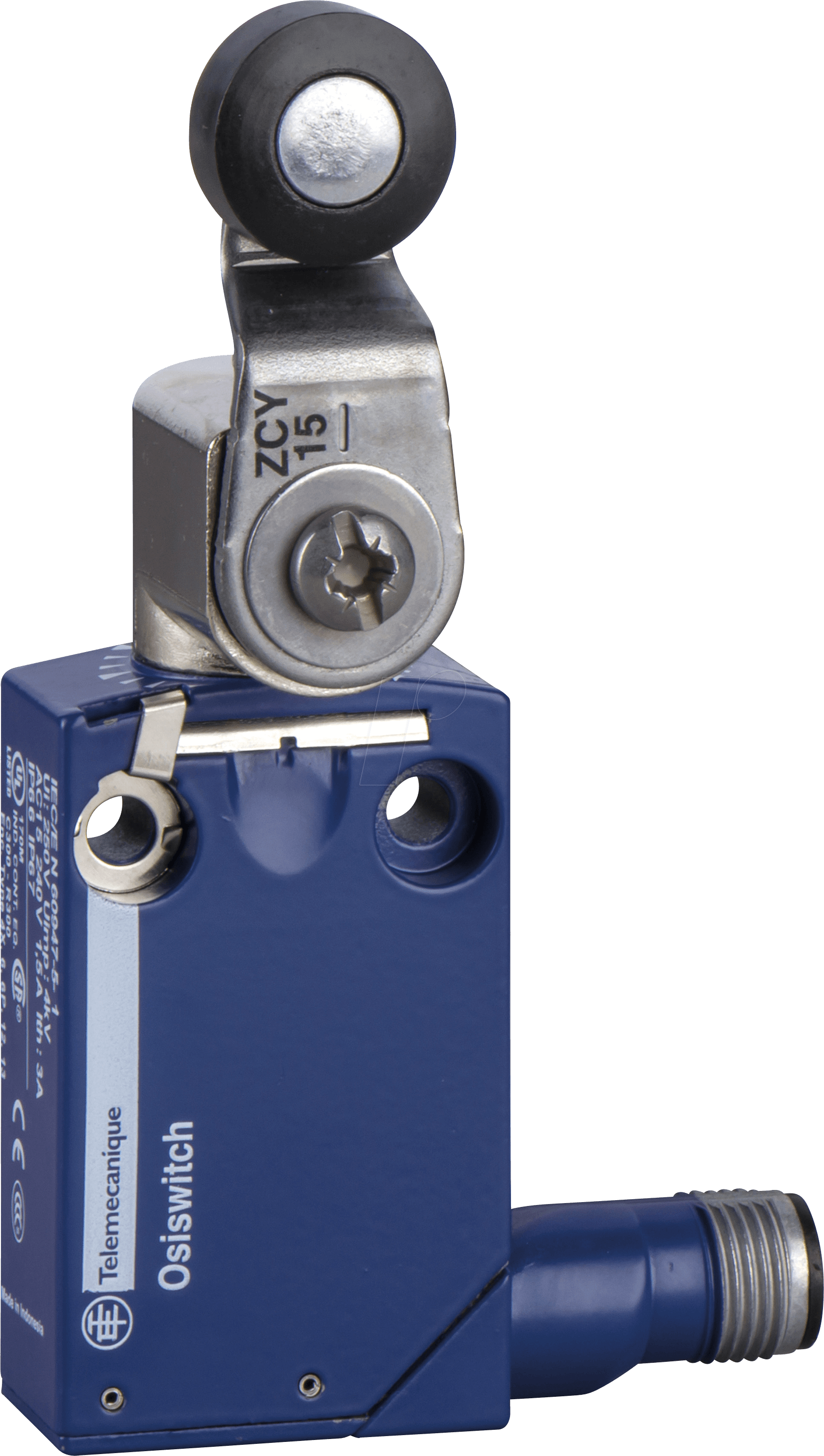 Bild von Schneider XCMD2115M12 Pos.sch. Rollenh. Kunstst.r., 1Ö+1S, Sprungf., M12