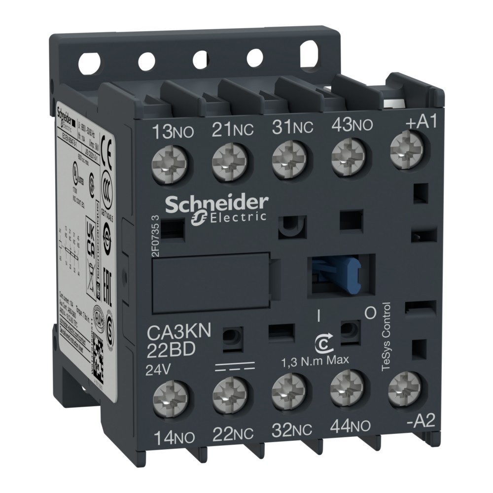 Bild von Schneider Electric TeSys K CA3KN Leistungsschütz 2 Schließer + 2 Öffner, 690 V ac / 10 A