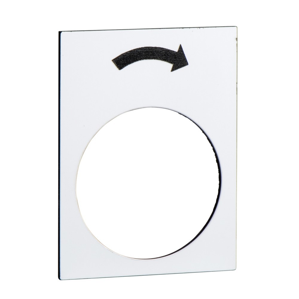 Bild von 10x Schneider Electric Beschriftungsplatte RECHTSDREHUNG, Automatisierung