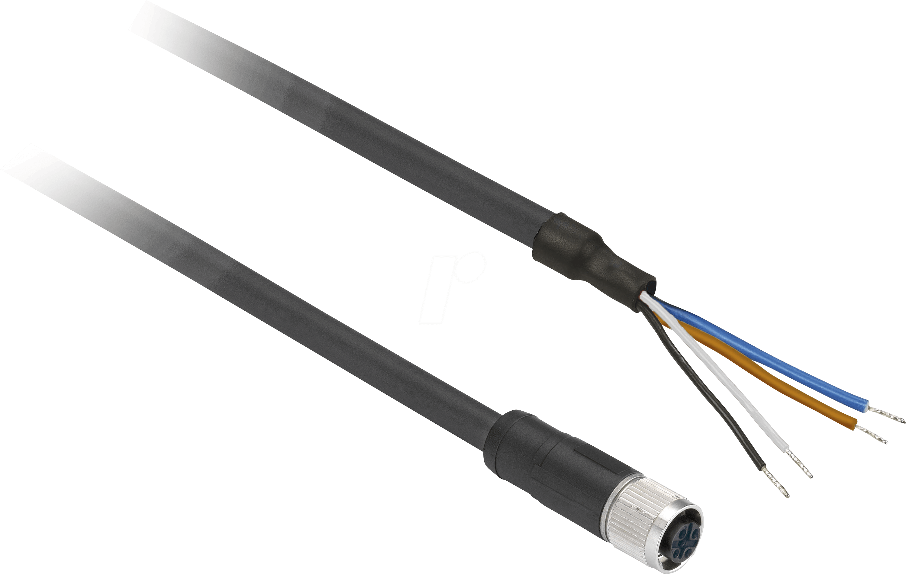 Bild von TELEMECANIQUE SENSORS Sensor cable pur m12 4-pin female straight 5 meters xzcp1141l5