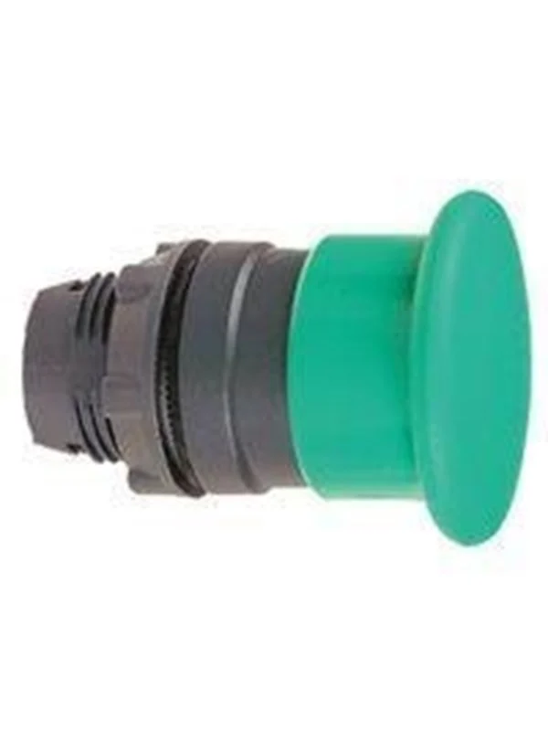 Bild von Schneider Electric Drucktaster Pilzkopf grün rund 22mm IP66, Taster + Schalter, Grün