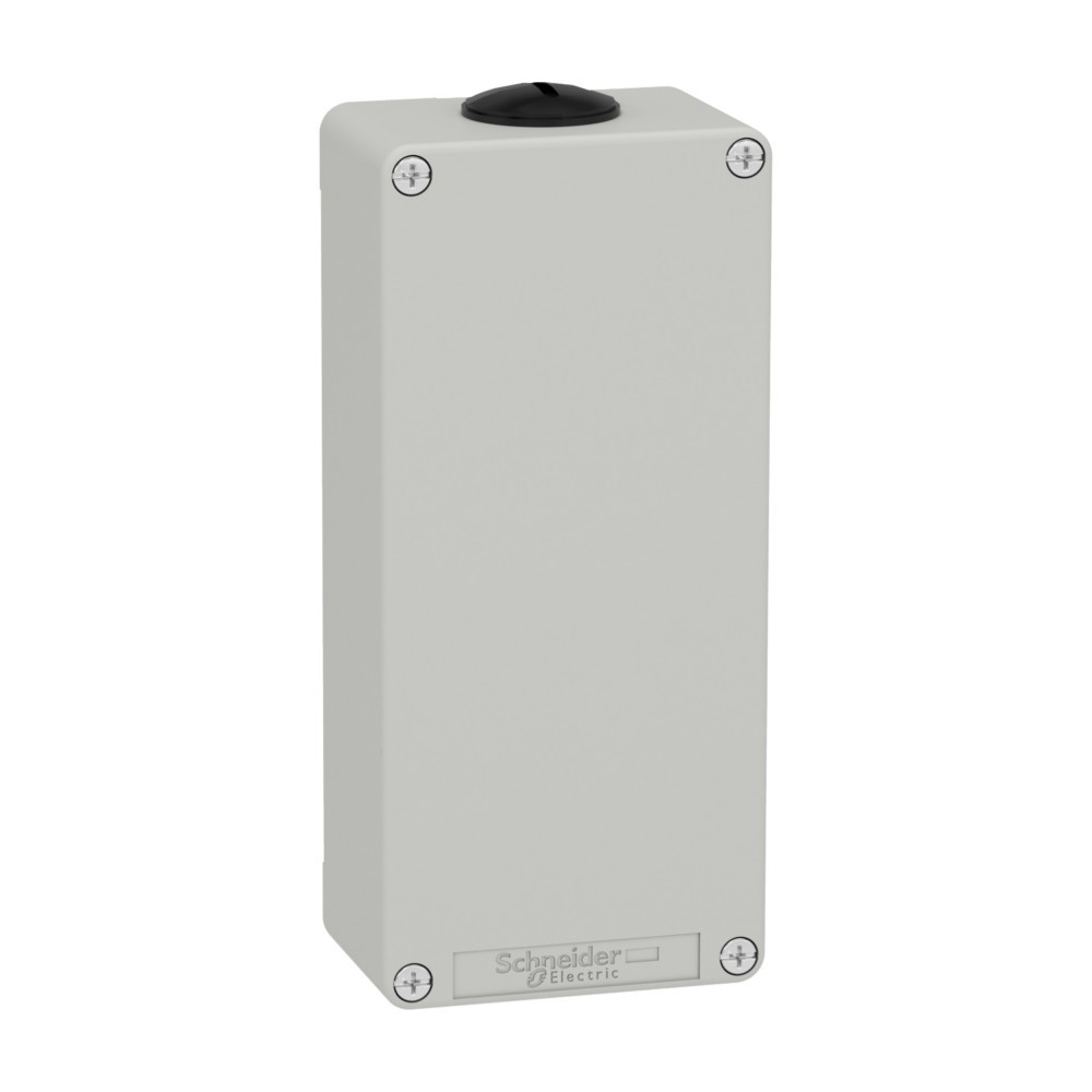 Bild von Schneider Electric XAPD31 Leergehäuse XAP Metall grau ohne Bohrung - CSA (Gehäuse), Elektronikzubehör + Gehäuse, Grau
