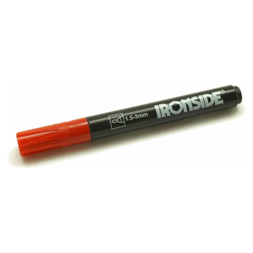 Bild von Ironside Permanent Marker rot – Ideal für verschiedene Oberflächen
