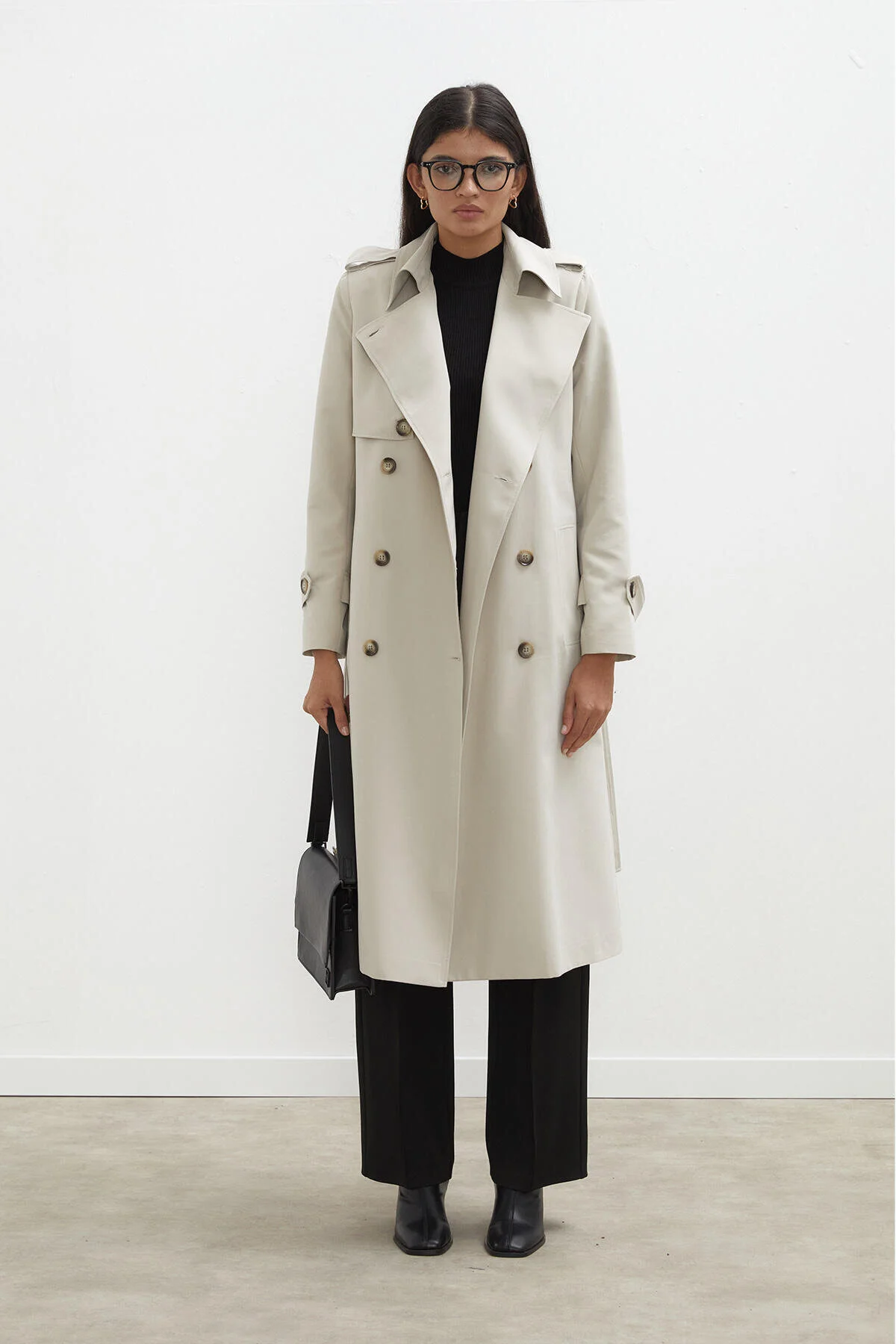 Bild von Manuka Zweireihiger Trenchcoat Diana Stein für Damen - S