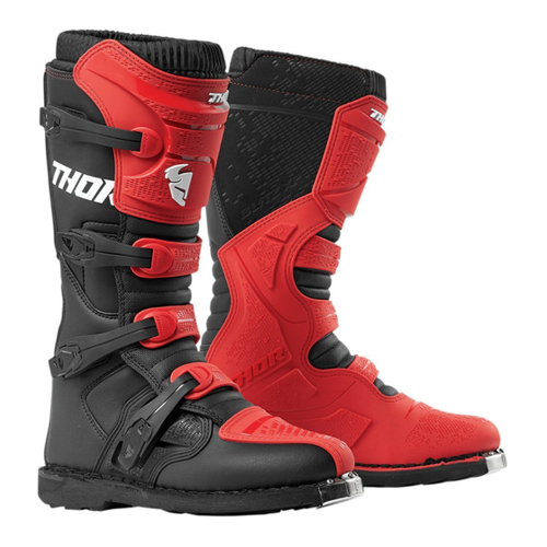 Bild von Thor Blitz XP Motocross Stiefel – Schwarz-Rot, Größe 48 für Männer