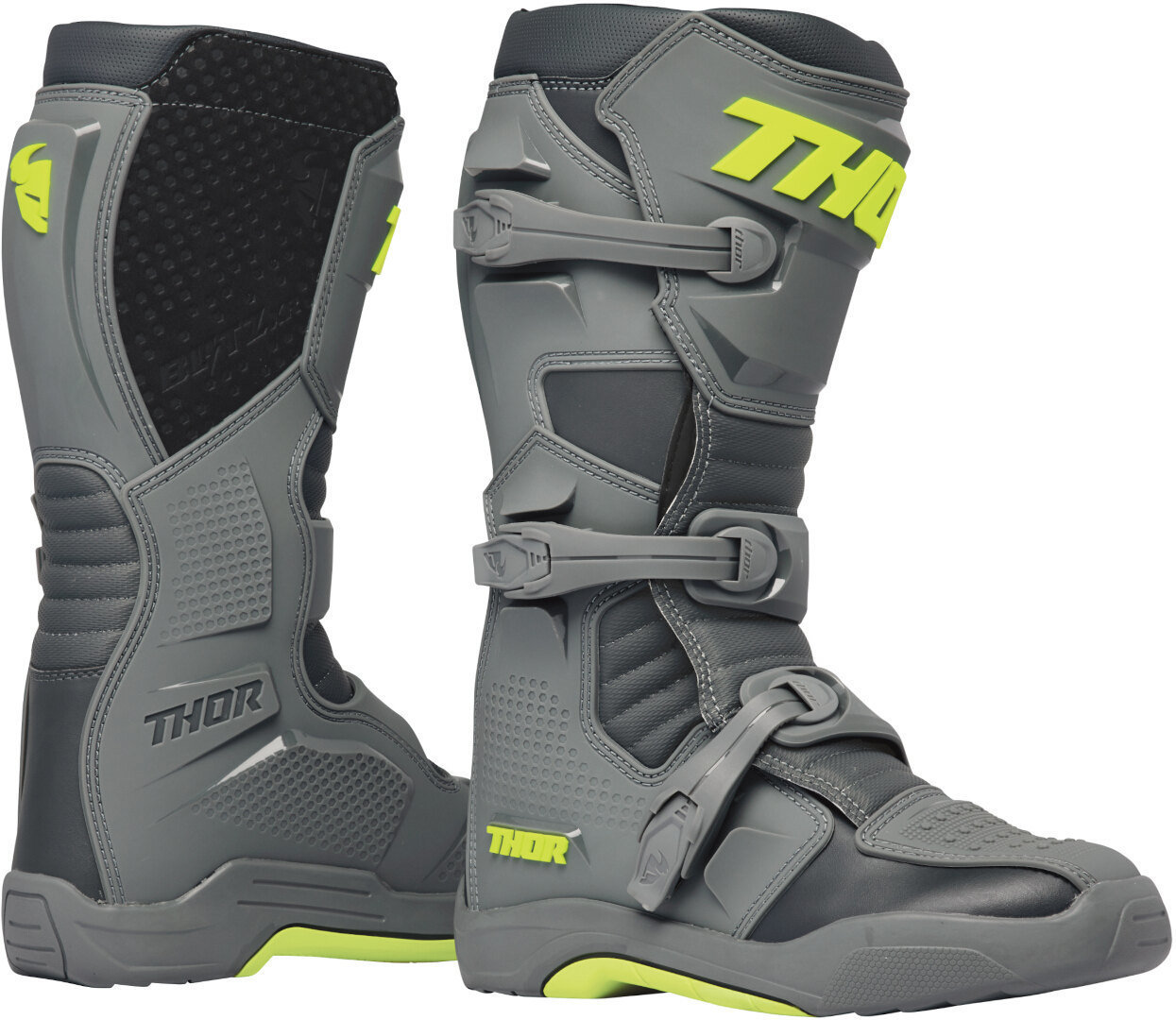 Bild von Thor Blitz XR MX Motocross Stiefel, grau-gelb, Größe 48 für Männer