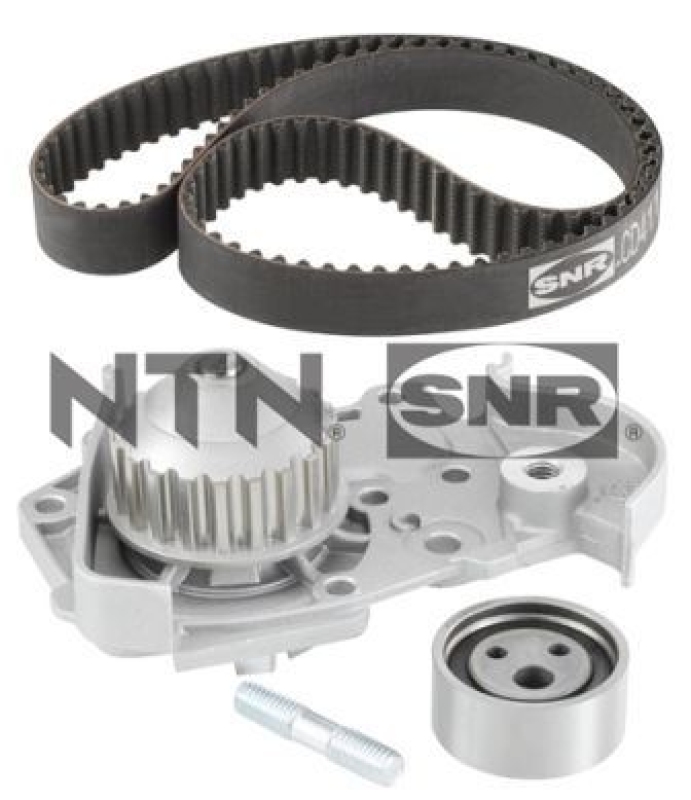 Bild von SNR KDP455.052 Wasserpumpe + Zahnriemensatz Wasserpumpe + Zahnriemenkit 17 RENAULT: MEGANE 1 Cabriolet
