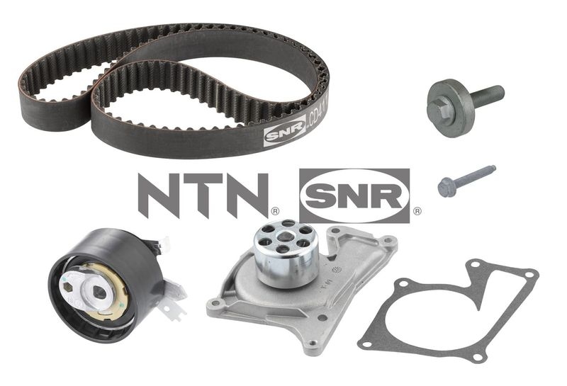 Bild von SNR KDP455.640 Wasserpumpe + Zahnriemensatz Wasserpumpe + Zahnriemenkit 27 RENAULT: Clio 4, SCENIC 3, Kangoo II Express, DACIA: Duster Off-Road, Lodgy