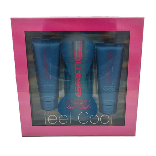 Bild von DAVIDOFF Duft-Set Game Pour Femme – Eau de Toilette, Duschgel und Body Lotion