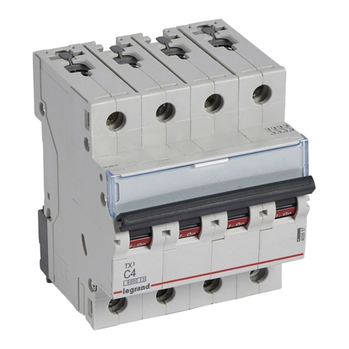 Bild von Legrand 403557 Leitungsschutzschalter C4A 4-polig 6kA