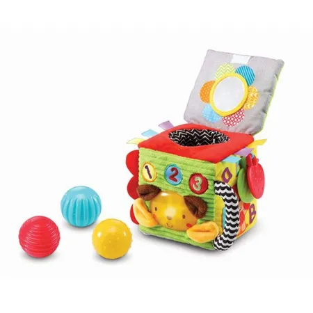 Bild von VTech 80-528204 Bär 1-2-3 Kuschelwürfel Babyspielzeug, bunt, Zentimeter