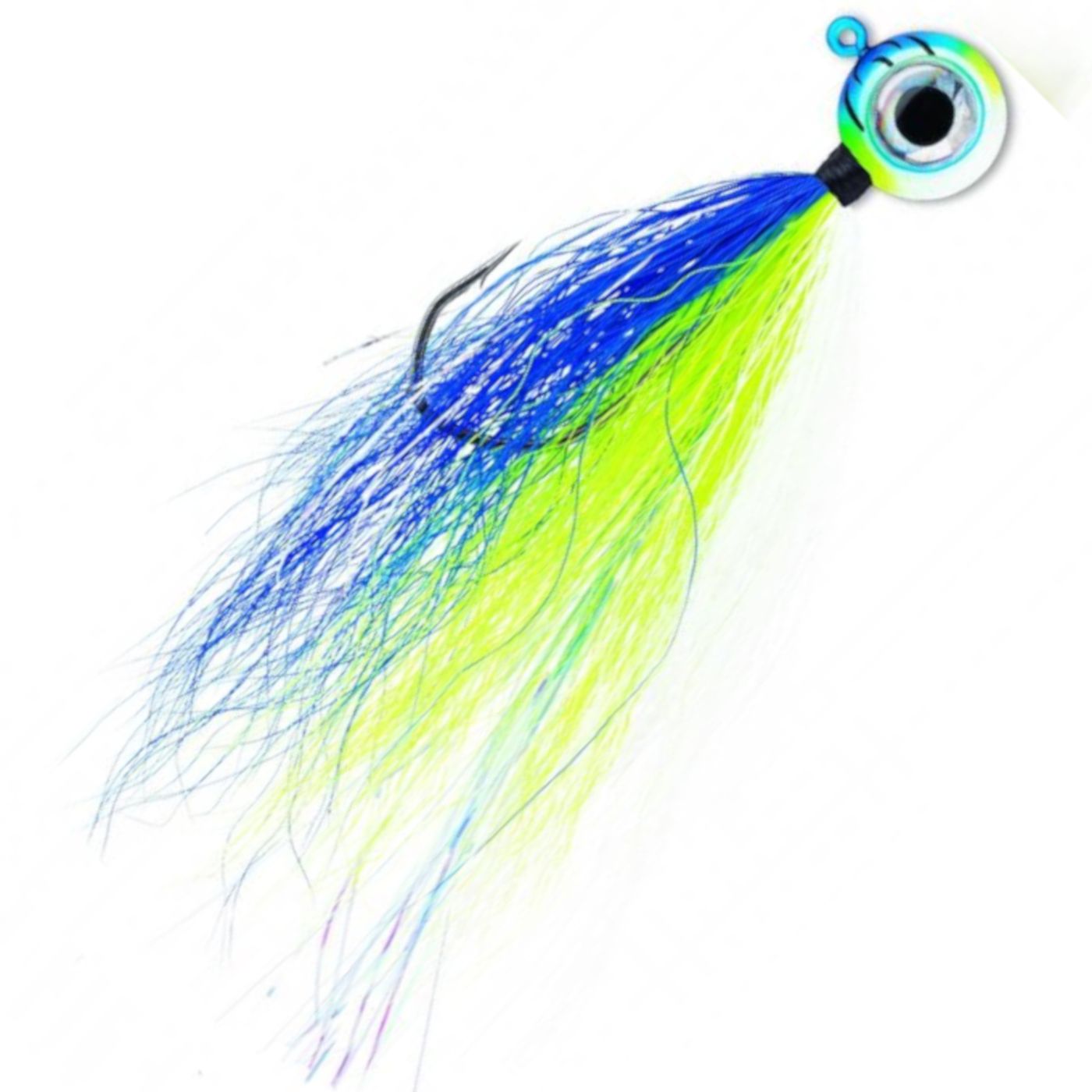 Bild von VMC Moontail Jig 7158 Gr.3/0 10,5g Blue Fire UV 2Stk.