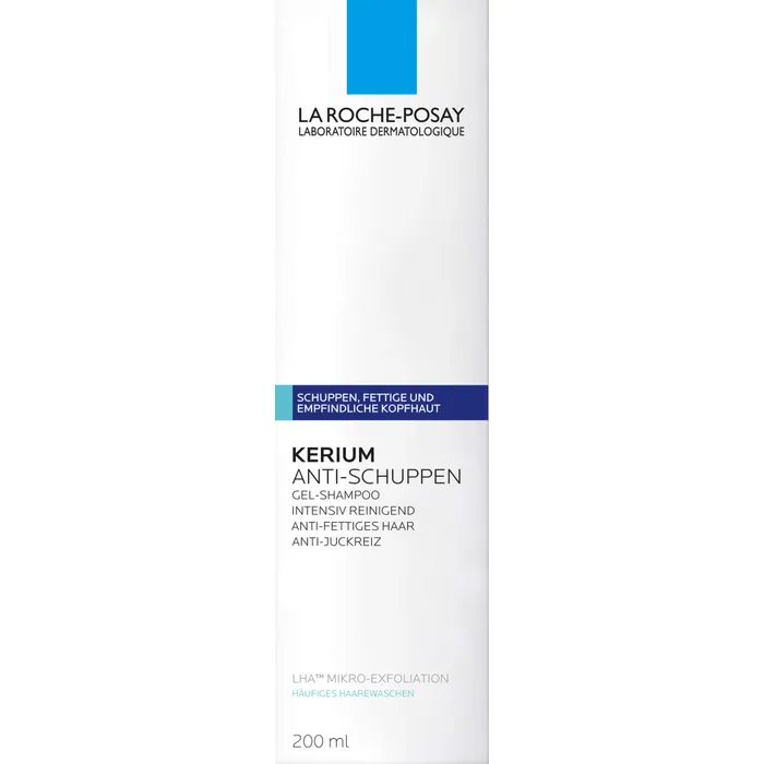 Bild von La Roche Posay Kerium Anti Schuppen Shampoo-Gel 200 ml - Bei fettigen Schuppen