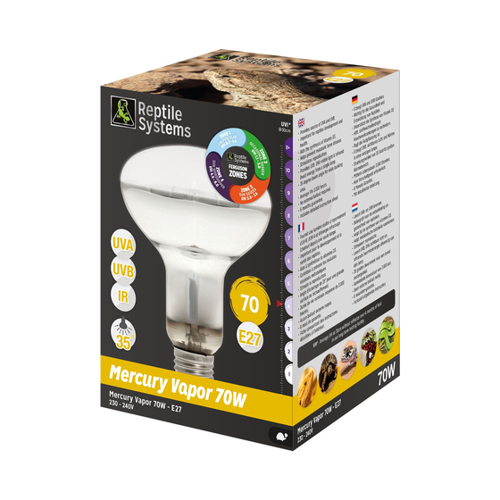 Bild von Reptile Systems - D3 UV Basking Lamp E27 - UV-Licht für Terrarien