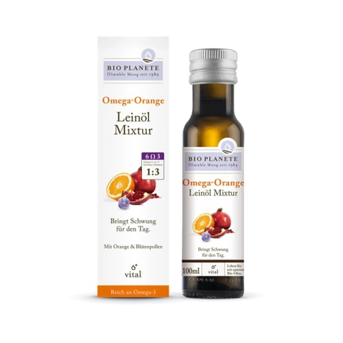 Bild von Omega Orange Leinölmixtur bio (100ml)