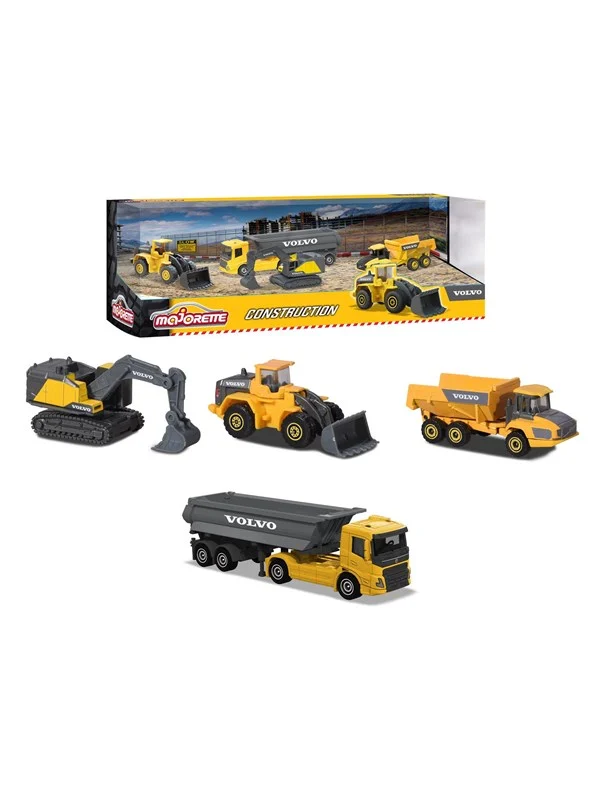 Bild von Majorette Volvo Construction 4 Pieces Giftpack