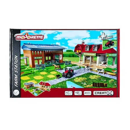 Bild von Majorette Landwirtschafts Modell Creatix Farm Station Fertigmodell Landwirtschafts Modell