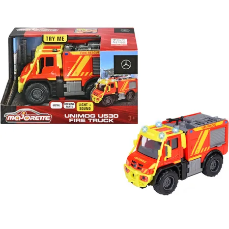 Bild von majORETTE Spielzeug-Auto Majorette Einsatzfahrzeug Modell Mercedes Benz Unimog U530 Fire Truck