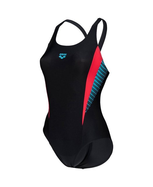 Bild von Arena Badeanzug NOS W THREEFOLD V BACK ONE PIECE R BLACK-BLACK-ANGURIA