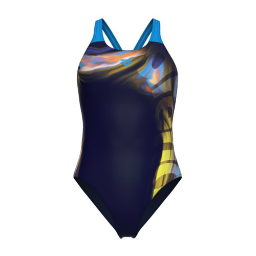 Bild von Arena Women's Dream-H-Line Swimsuit V Back - Badeanzug in Blau