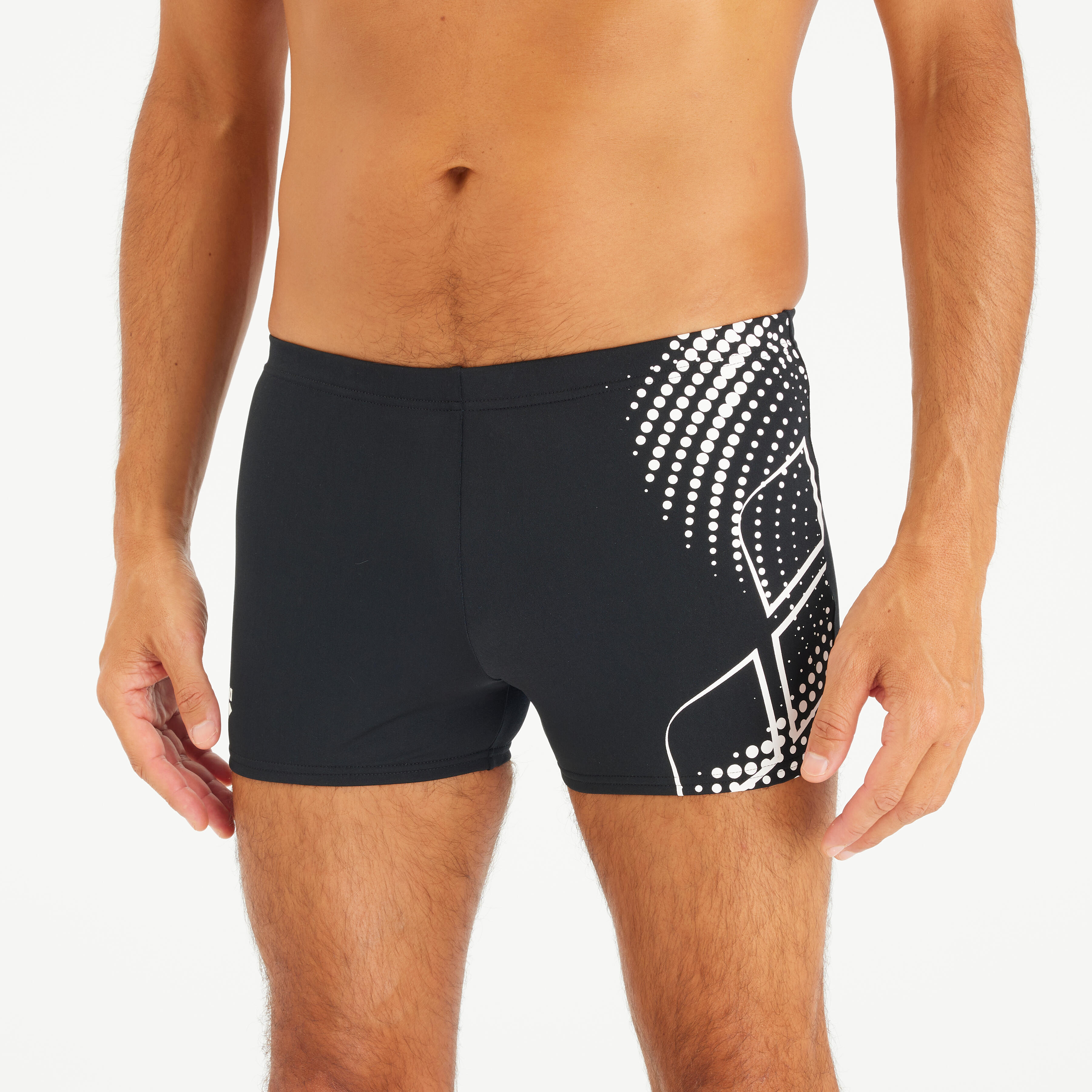 Bild von Badehose Boxer Herren Arena - Graph schwarz/weiß
