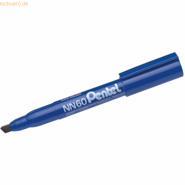 Bild von 12 x Pentel Permanentmarker 2-6mm Rundspitze blau