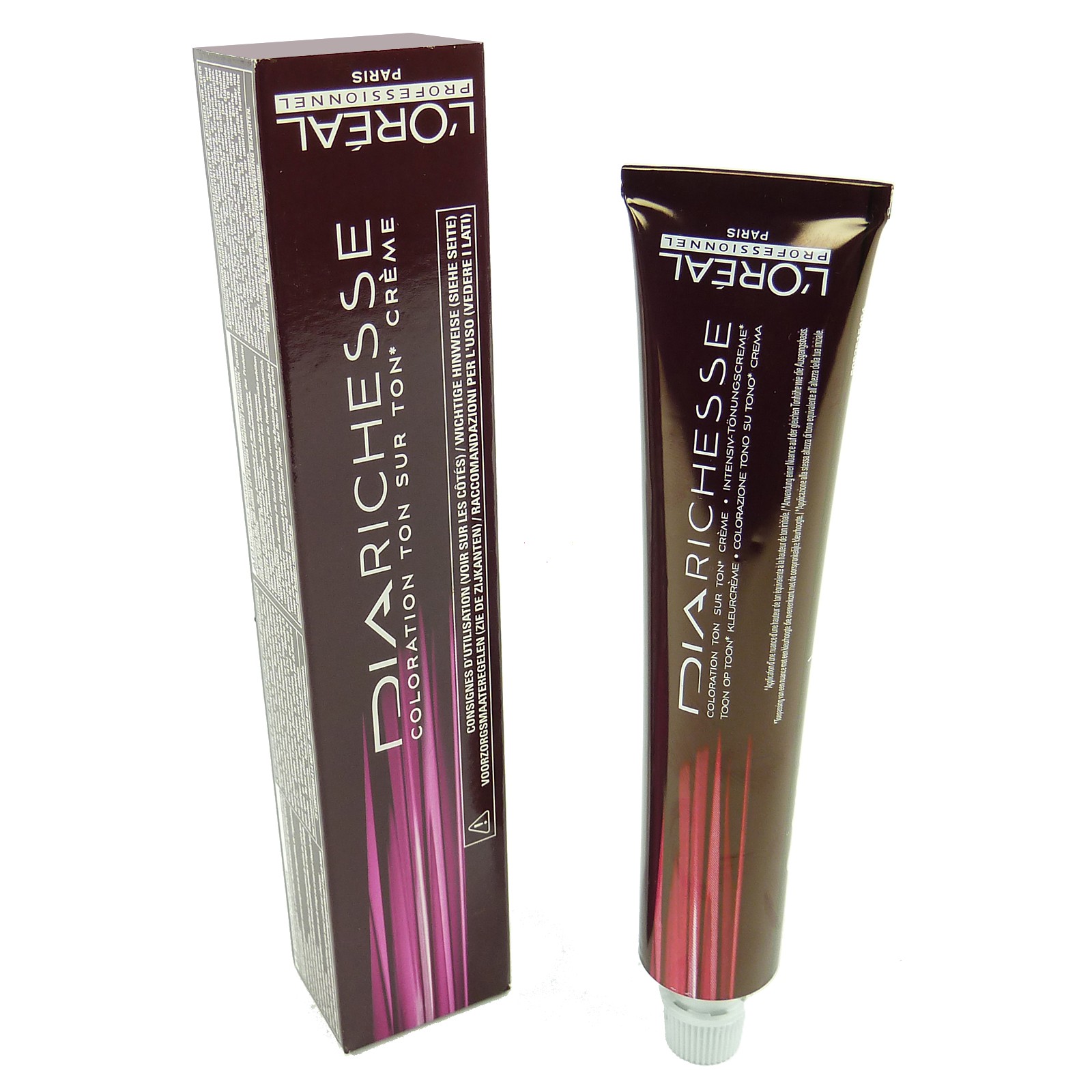 Bild von Loreal DiaRichesse Coloration Tone on Tone Creme Haar Farbe Tönung 50ml - 05.52 Mahogany Red / Mahagoni Rot